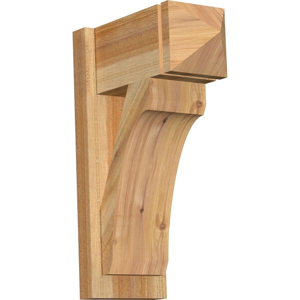 Ekena Millwork Legacy Arts & Crafts Rough Sawn Outlooker, Western Red Cedar, 8"W x 16"D x 24"H OUT08X16X24LEC03RWR - main